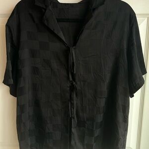 Black Checkered PJ Set